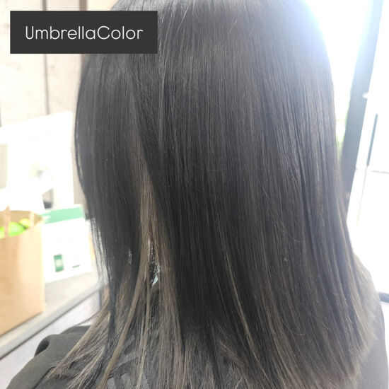 画像5021：UmbrellaColorブラック×シルバー